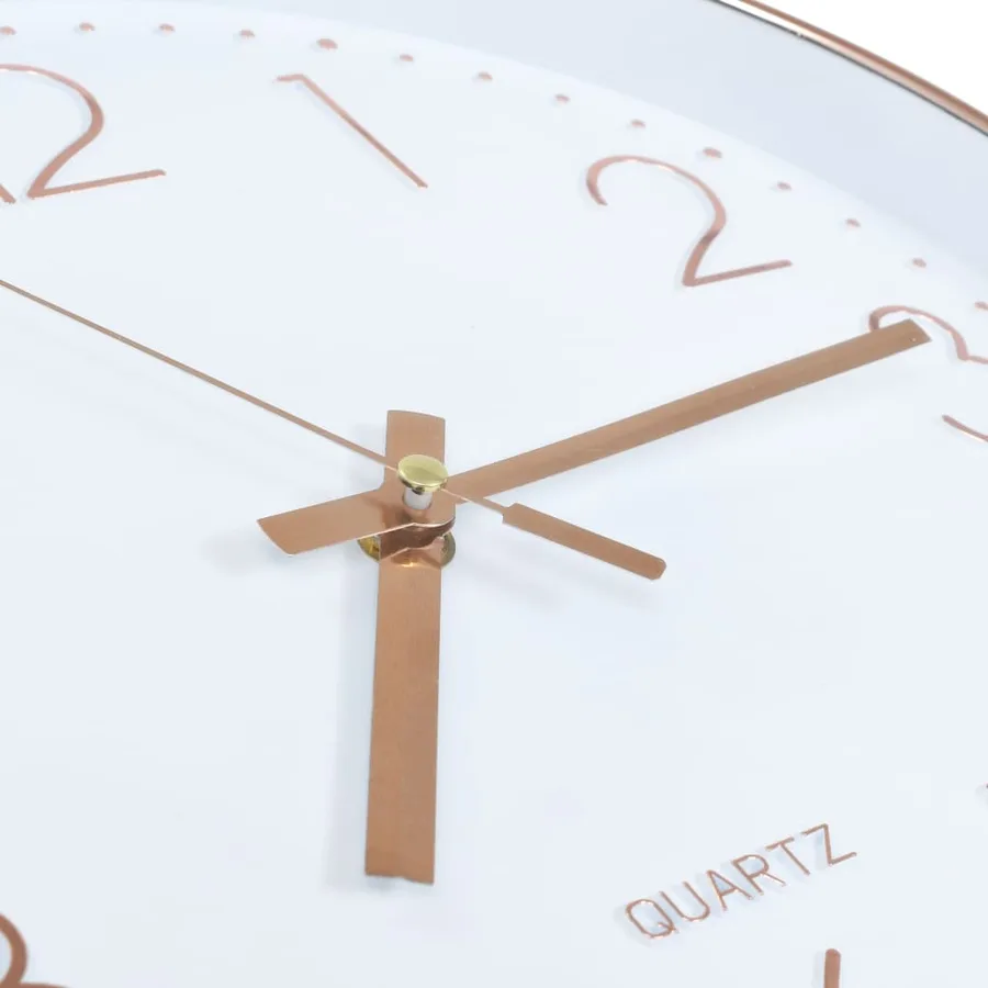 Horloge murale 30 cm Or rosé - 4