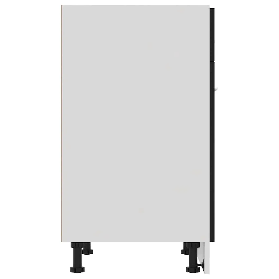 Armoire à tiroirs "Lyon" Noir 60 x 46 x 81,5 cm Bois d'ingénierie - 6