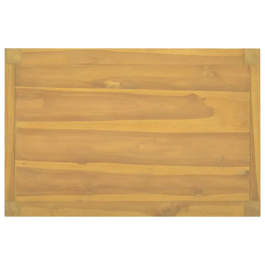 Armoire de salle de bain 60x40x75 cm Bois de teck solide - 6