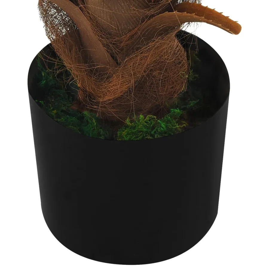 Palmier Cycas artificiel avec pot 140 cm Vert - 5