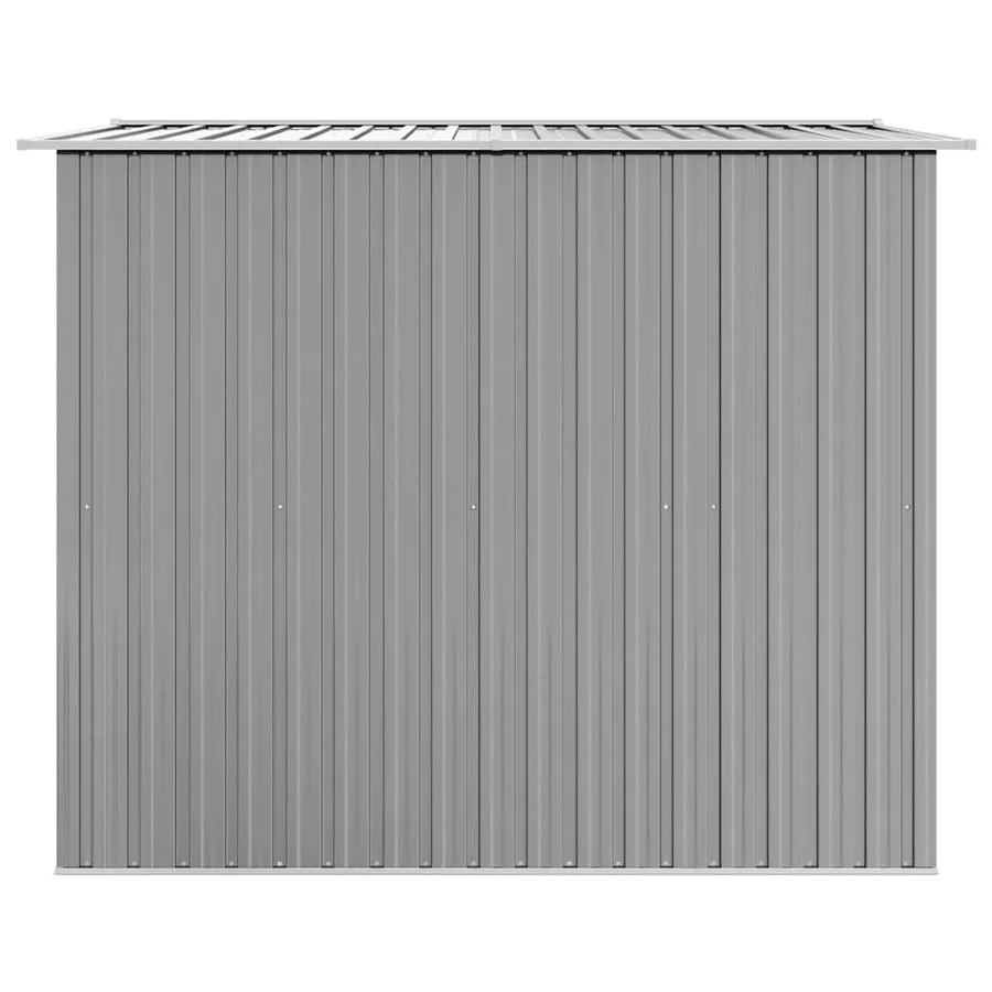 Abri de stockage pour jardin métal gris 257x205x178 cm - 6