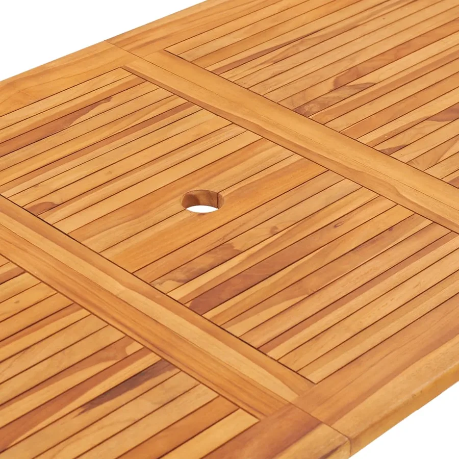 Table pliable de jardin 160x80x75 cm Bois de teck solide - 5