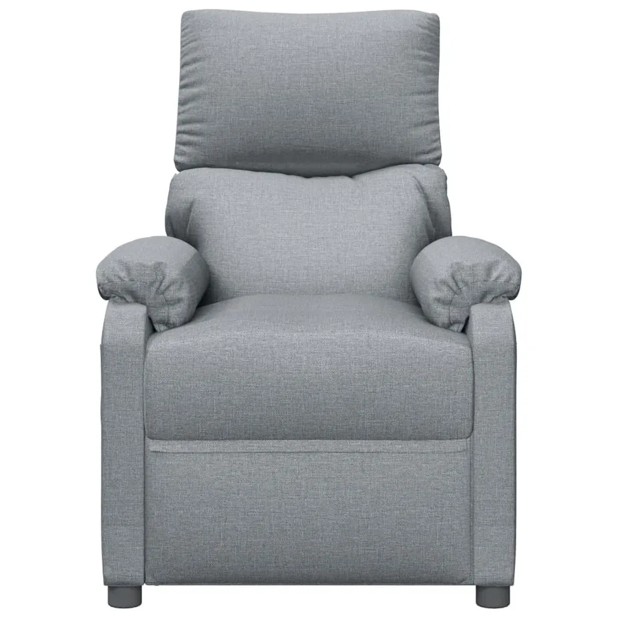 Fauteuil de massage Gris clair Tissu - 4