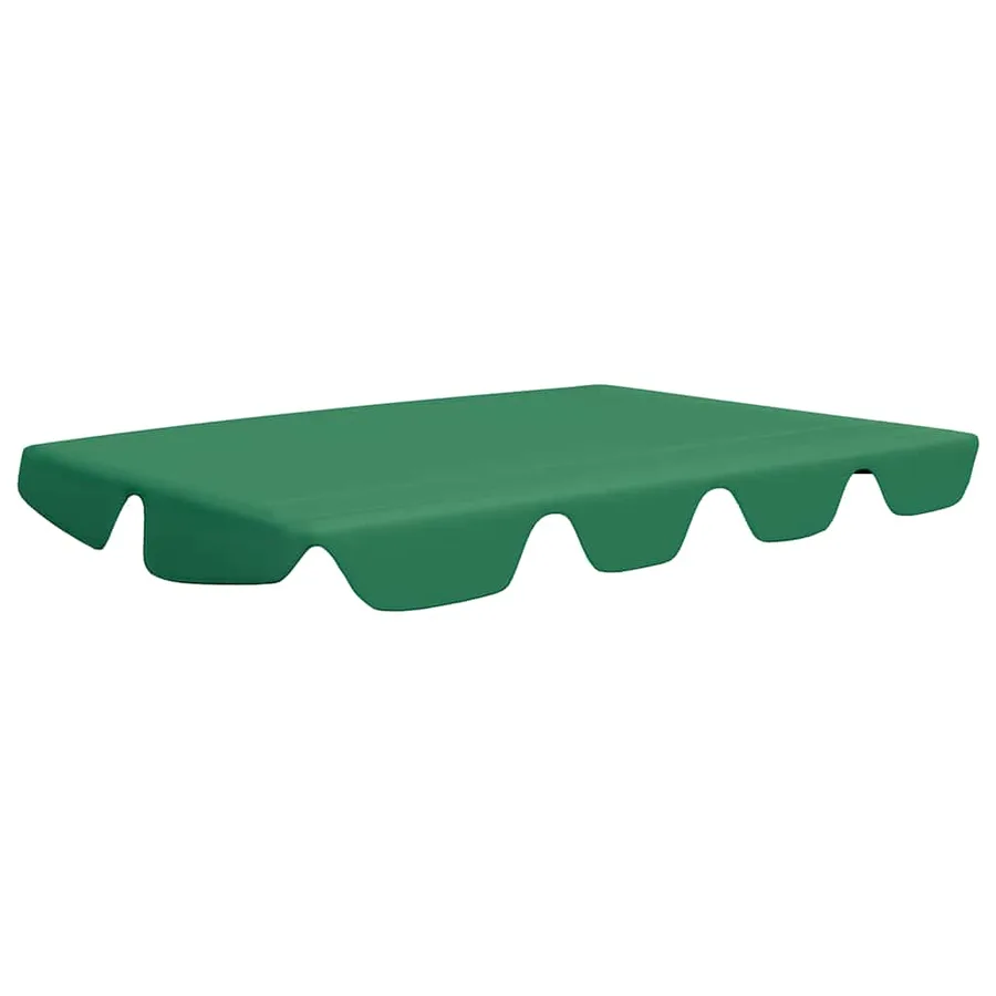 Toit de rechange de balançoire vert 150/130x105/70 cm - 2
