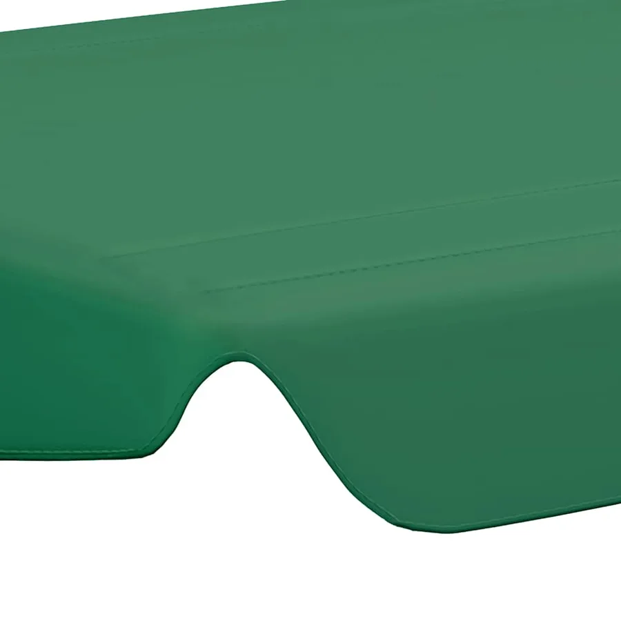 Toit de rechange de balançoire vert 150/130x105/70 cm - 5