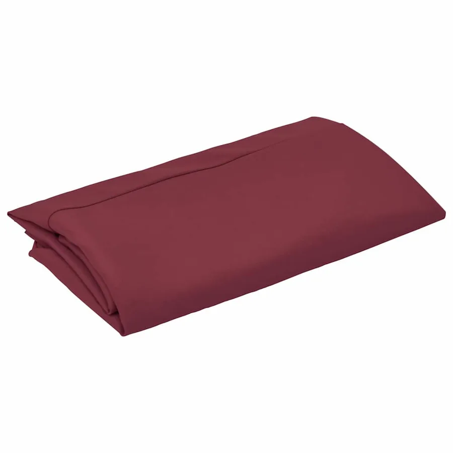 Tissu de remplacement pour parasol déporté Rouge bordeaux 350cm - 3
