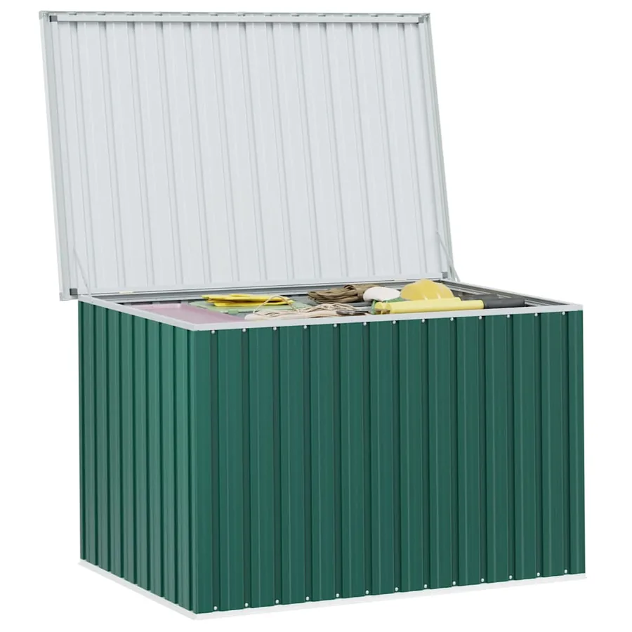 Boîte de rangement de jardin Vert 149x99x93 cm - 11