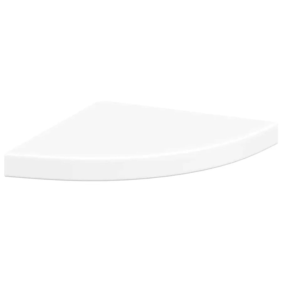 Étagères d'angle flottantes 4 pcs blanc 35x35x3,8 cm MDF - 5