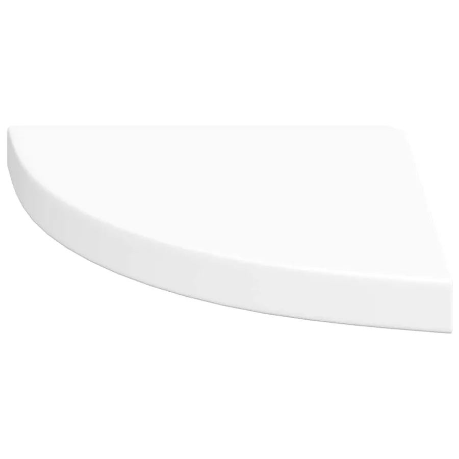 Étagères d'angle flottantes 4 pcs blanc 35x35x3,8 cm MDF - 6
