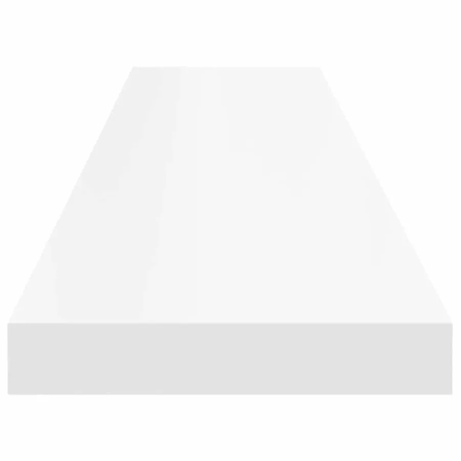 Étagères murales flottantes 2 pcs blanc 120x23,5x3,8 cm MDF - 8