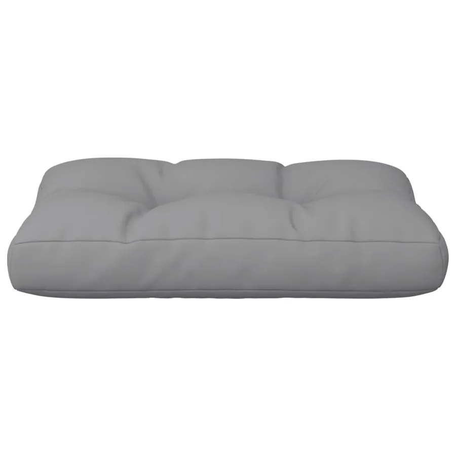 Coussin de palette gris 50x40x12 cm tissu - 5