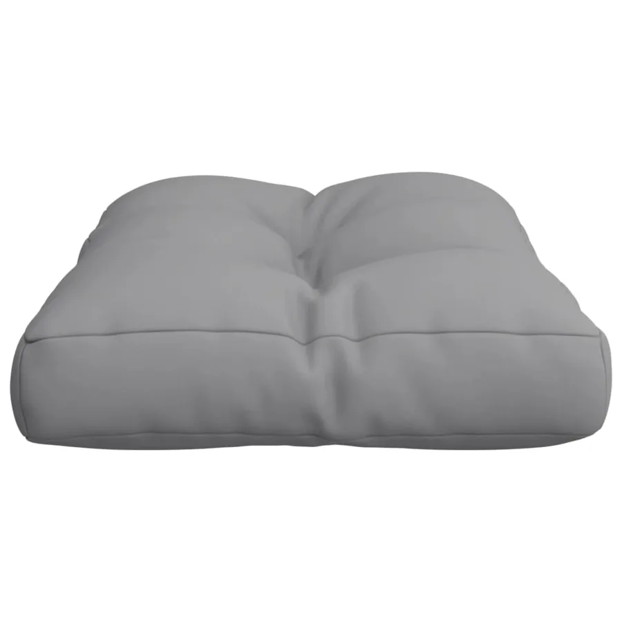 Coussin de palette gris 50x40x12 cm tissu - 6