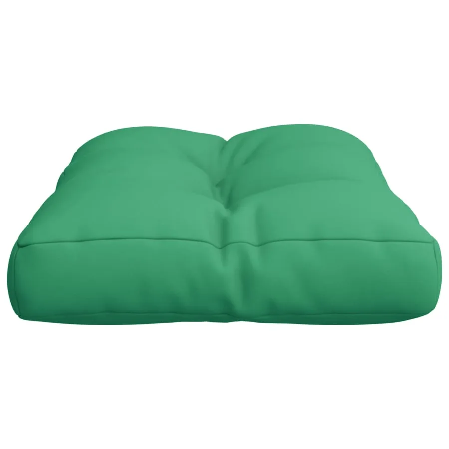 Coussin de palette vert 60x40x12 cm tissu - 6