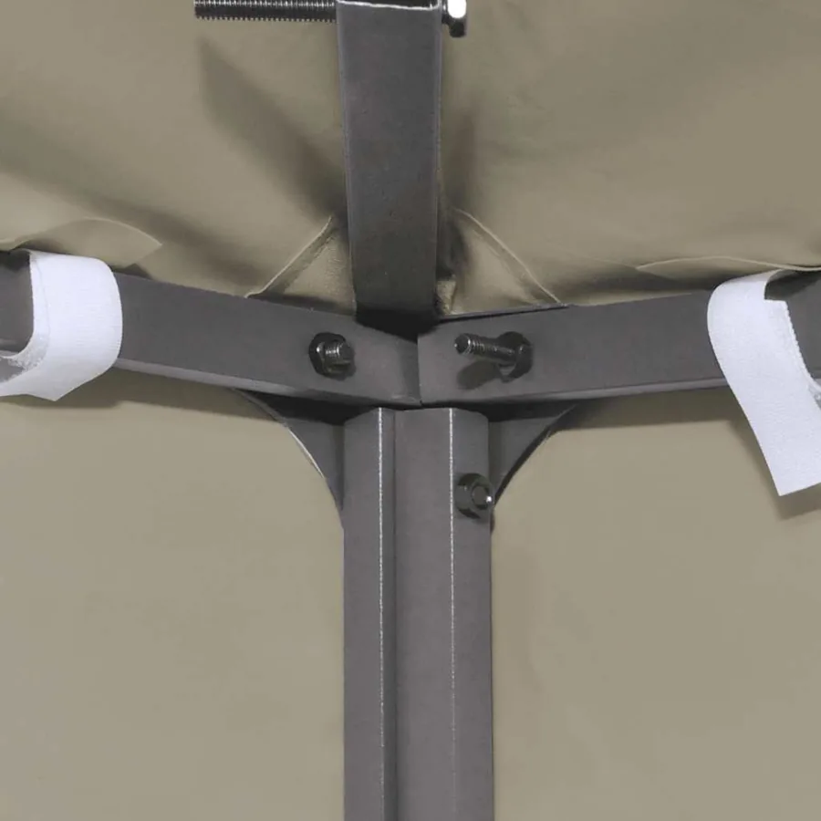 Couverture de toit de belvédère 310 g / m² 3x3 m Beige - 4