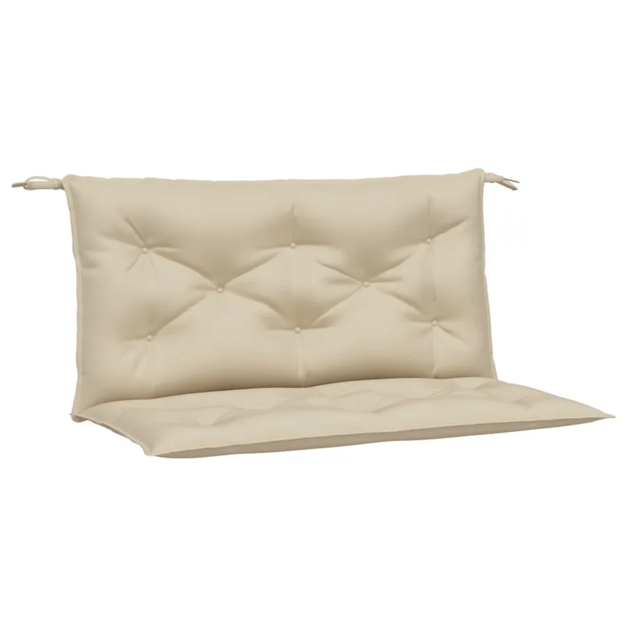 Coussins de banc jardin lot de 2 beige 100x50x7 cm tissu Oxford - 2
