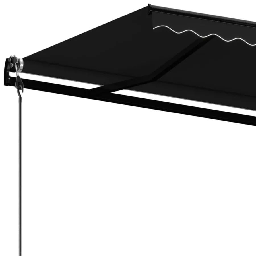 Auvent rétractable automatique 500x350 cm Anthracite - 5
