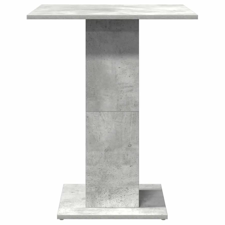 Table de bistro Gris béton 60x60x75 cm Bois d'ingénierie - 5