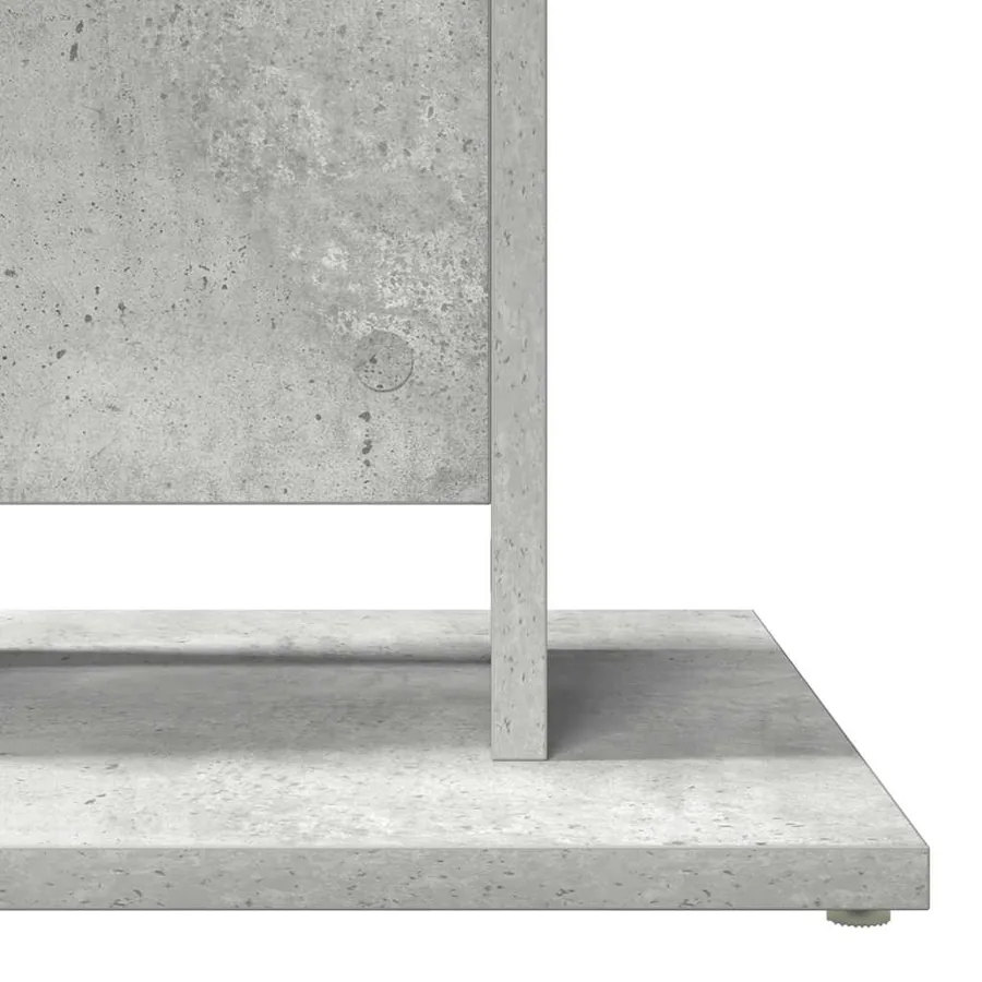 Table de bistro Gris béton 60x60x75 cm Bois d'ingénierie - 7