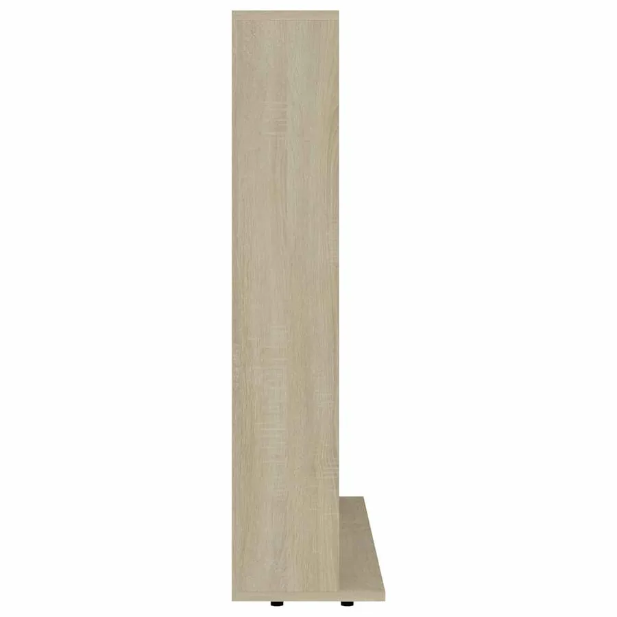 Armoire à CD Chêne sonoma 100x23x89,5 cm Bois d’ingénierie - 4