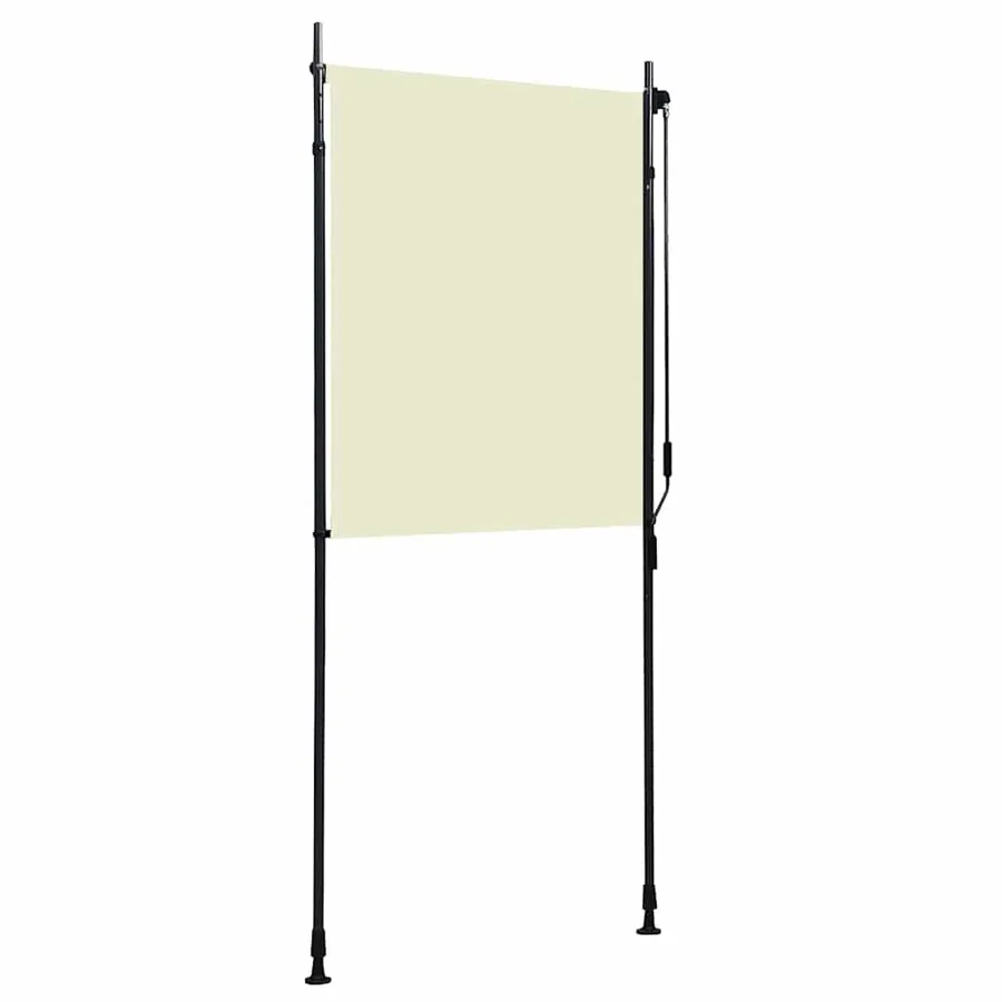 Store roulant d'extérieur 100 x 270 cm Crème - 4