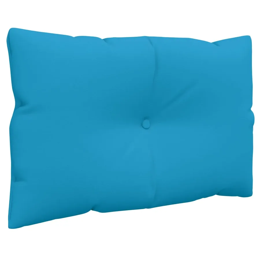 Coussins de palette lot de 2 bleu tissu - 4