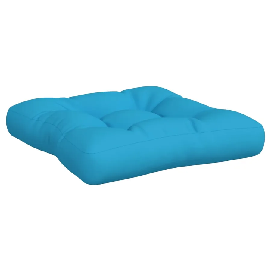 Coussins de palette lot de 2 bleu tissu - 6