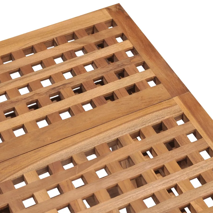 Table pliable de jardin 50x50x50 cm Bois de teck solide - 3