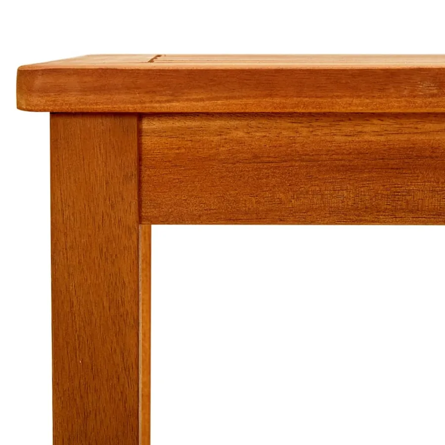 Table basse de jardin 110x60x45 cm Bois solide d'acacia - 6