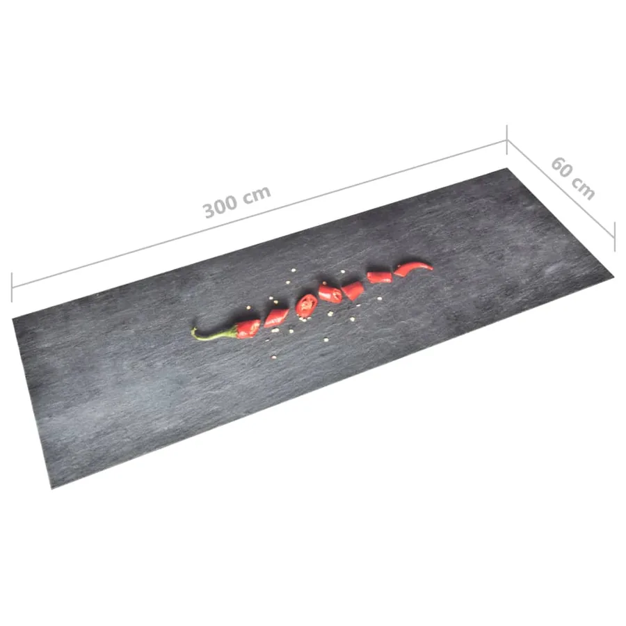Tapis de cuisine lavable Poivre 60x300 cm - 5
