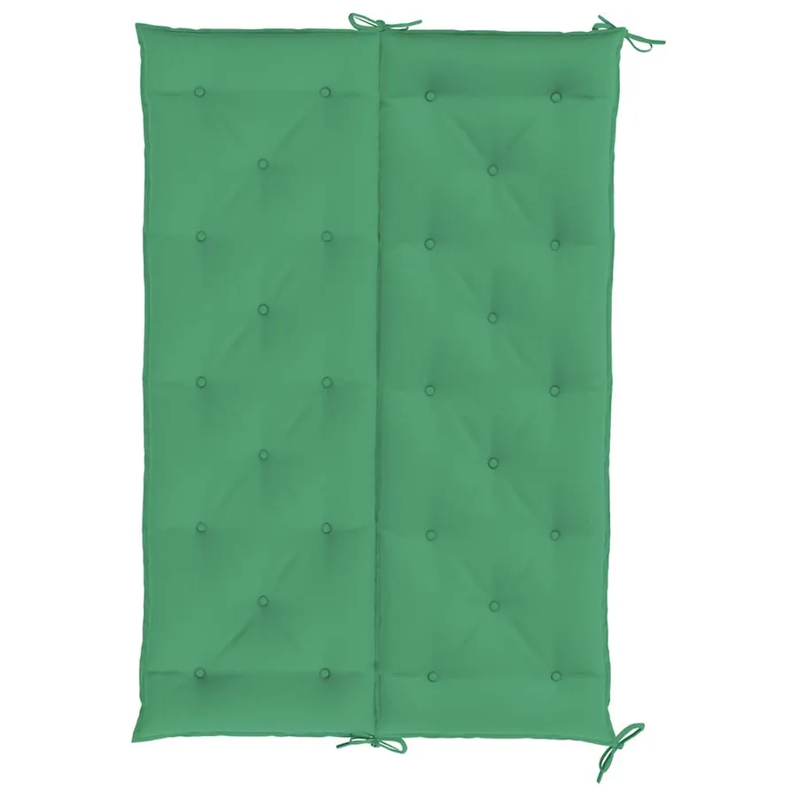 Coussin de banc de jardin vert 150x(50+50)x7 cm tissu oxford - 6