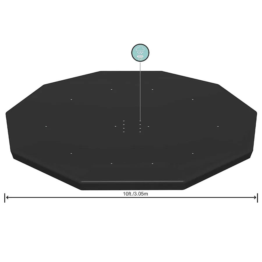 Bestway Couverture de piscine Flowclear 305 cm - 4