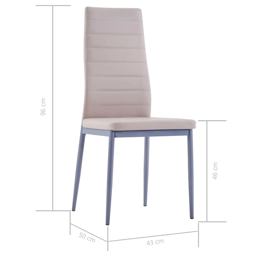 Ensemble de salle à manger 5 pcs Cappuccino - 14