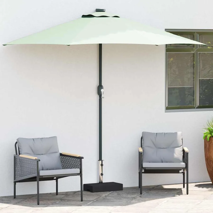 Socle de parasol rectangulaire Granite 25 kg Noir - 3