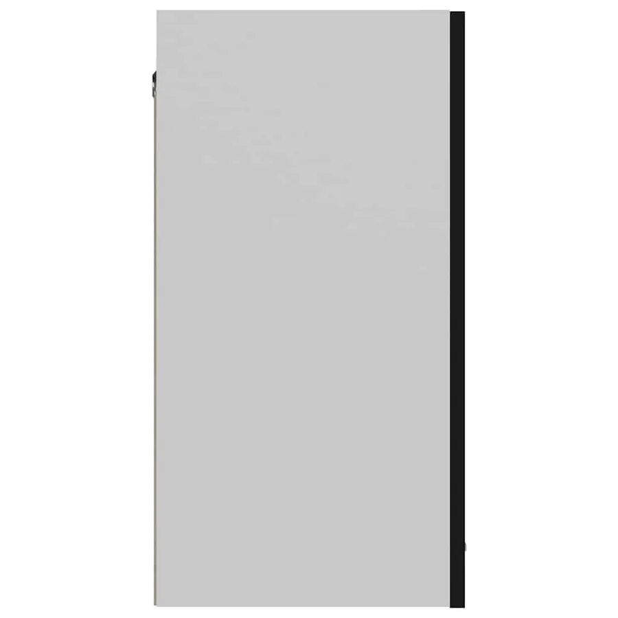 Armoire suspendue "Lyon" Noir 60 x 31 x 60 cm Bois d'ingénierie - 7