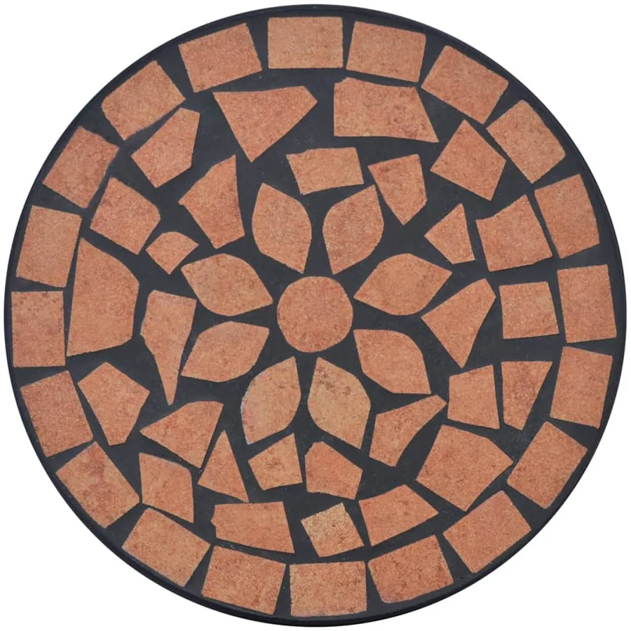 Table d'appoint Mosaïque Terre cuite - 3