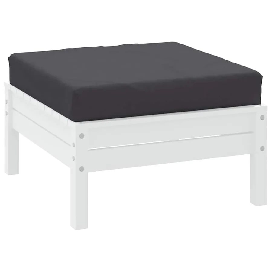 Coussin de palette anthracite 60x60x9,5 cm tissu oxford - 3