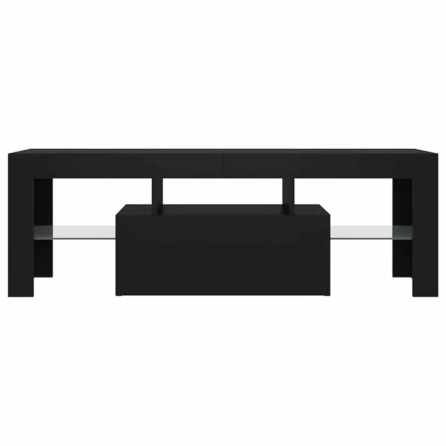 Meuble TV avec lumières LED noir 120x35x40 cm - 10
