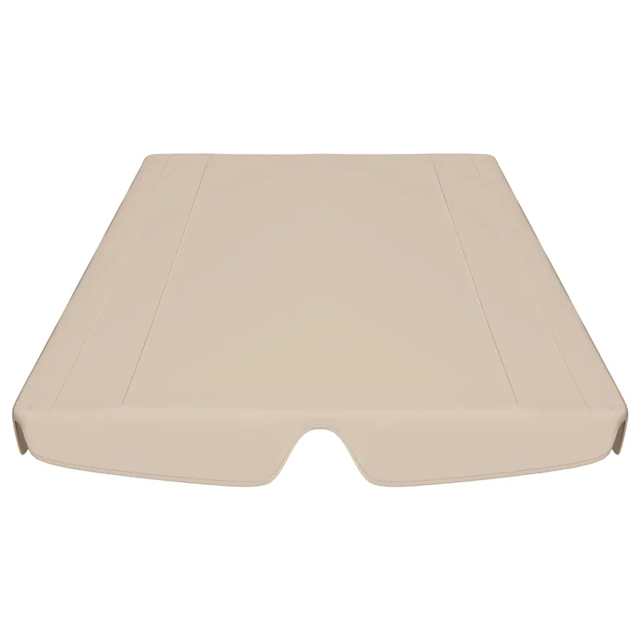Toit de rechange de balançoire Beige 188/168x145/110 cm - 4