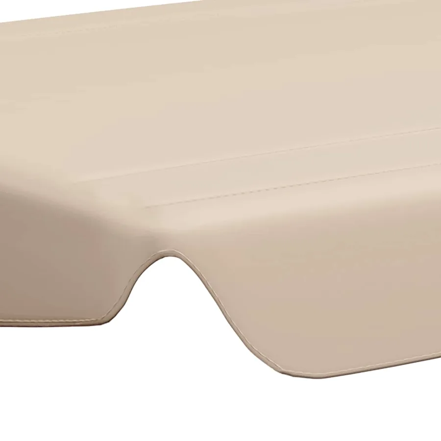 Toit de rechange de balançoire Beige 188/168x145/110 cm - 5