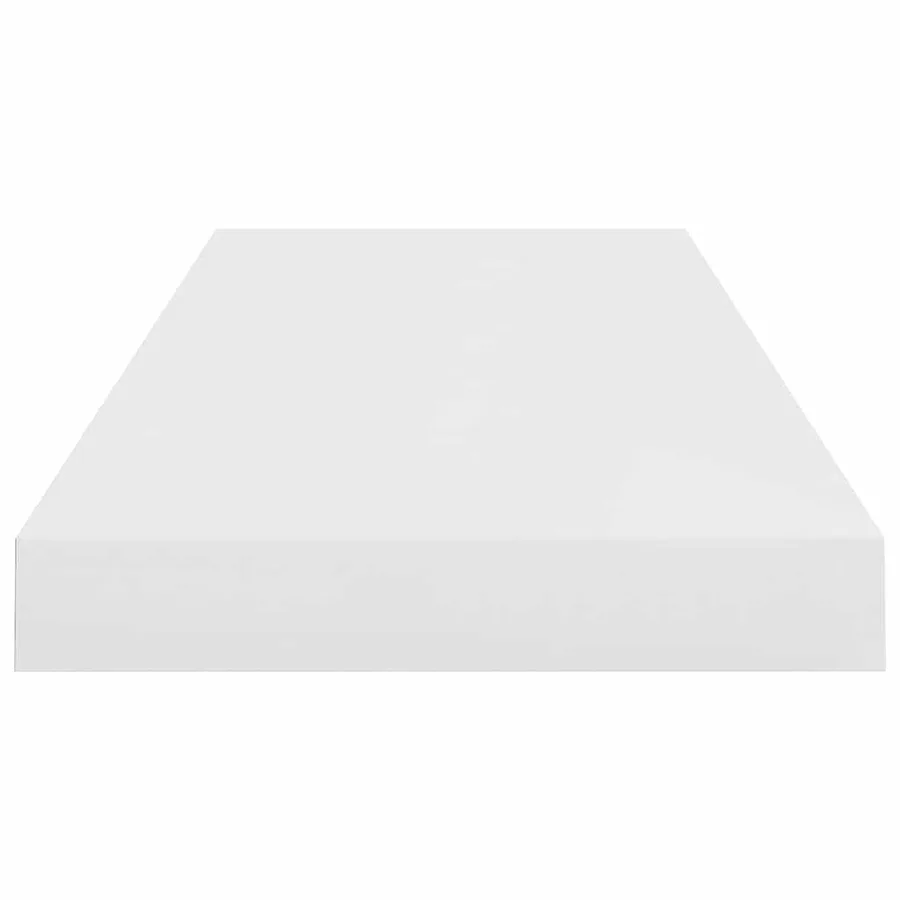 Étagère murale flottante 4 pcs Blanc brillant 60x23,5x3,8cm MDF - 8