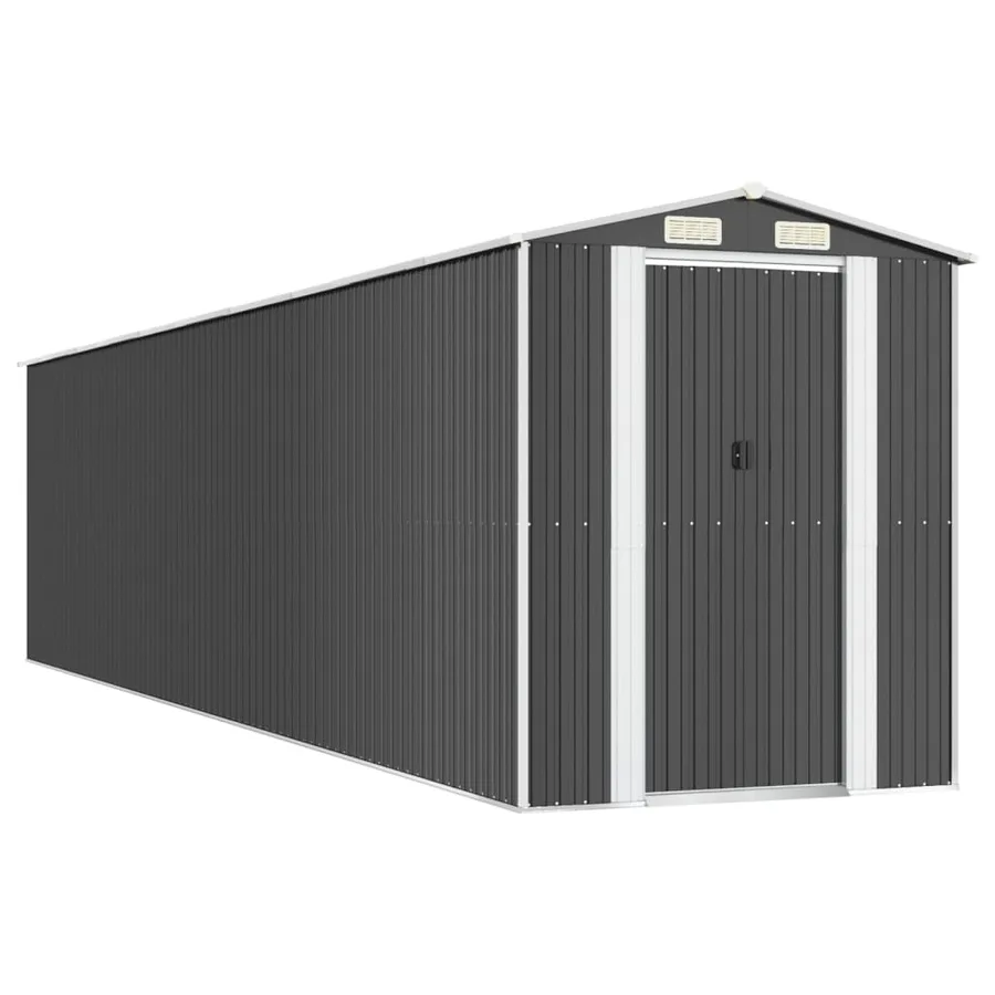 Abri de jardin Anthracite 192x855x223 cm Métal galvanisé - 2
