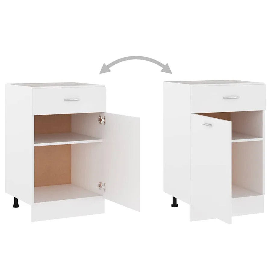 Armoire à tiroirs "Lyon" Blanc 50 x 46 x 81,5 cm Bois d'ingénierie - 7