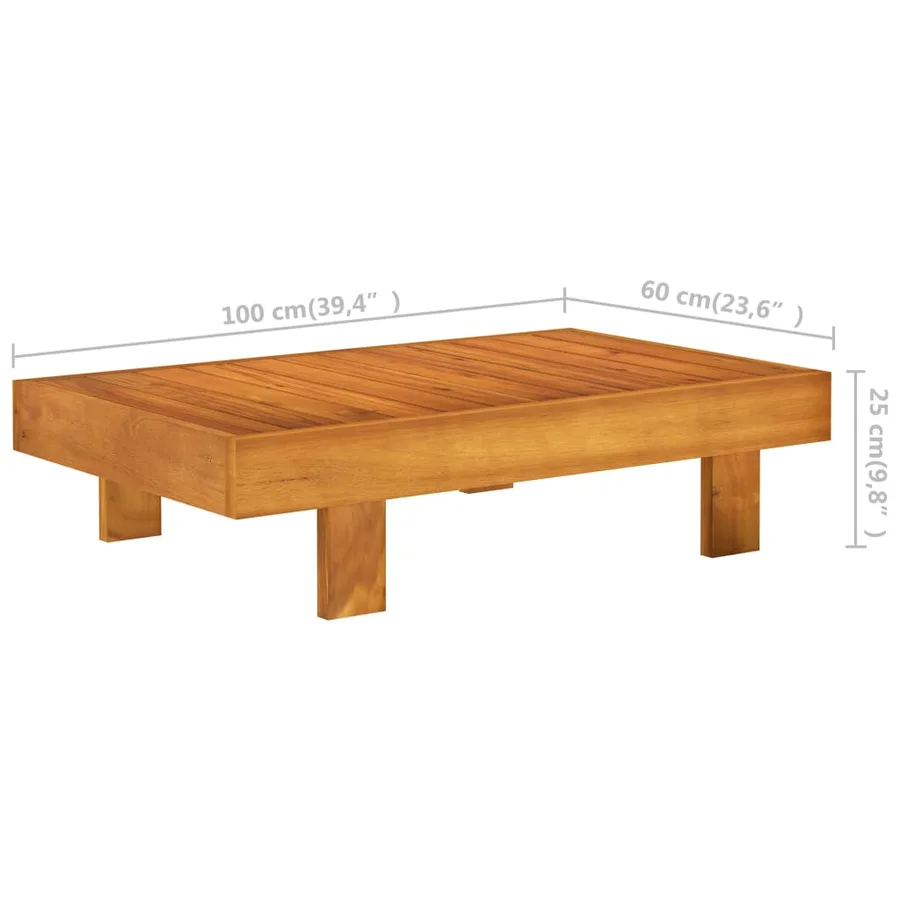 Salon de jardin 8 pcs avec coussins gris foncé Bois d'acacia - 11