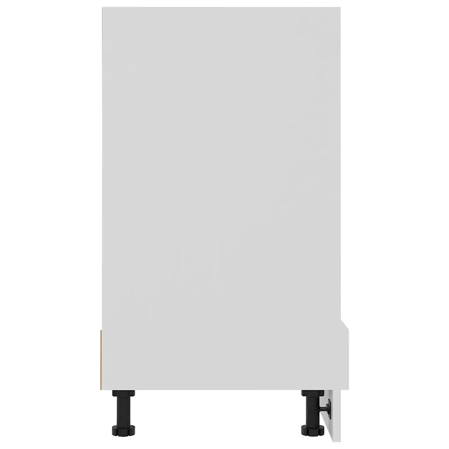 Meuble de four "Riga" blanc 60 x 46 x 81,5 cm en bois d'ingénierie - 6