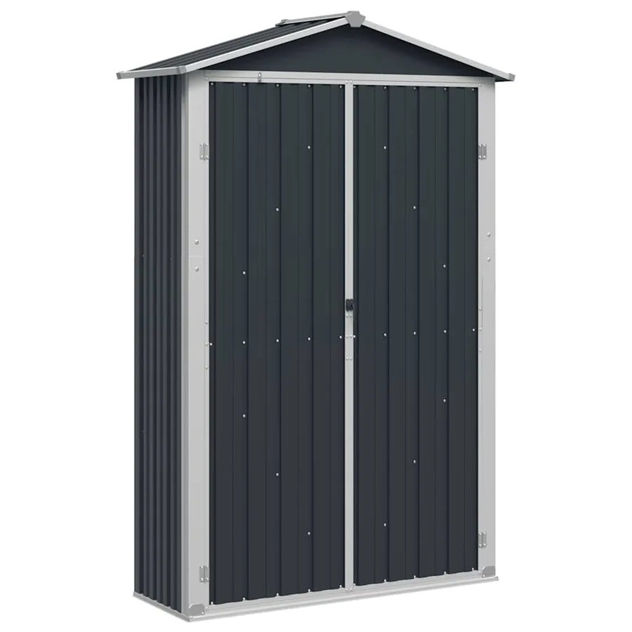 Abri de jardin Anthracite 116x45x175 cm Acier galvanisé - 2