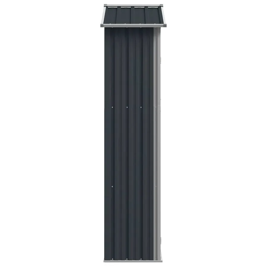 Abri de jardin Anthracite 116x45x175 cm Acier galvanisé - 7
