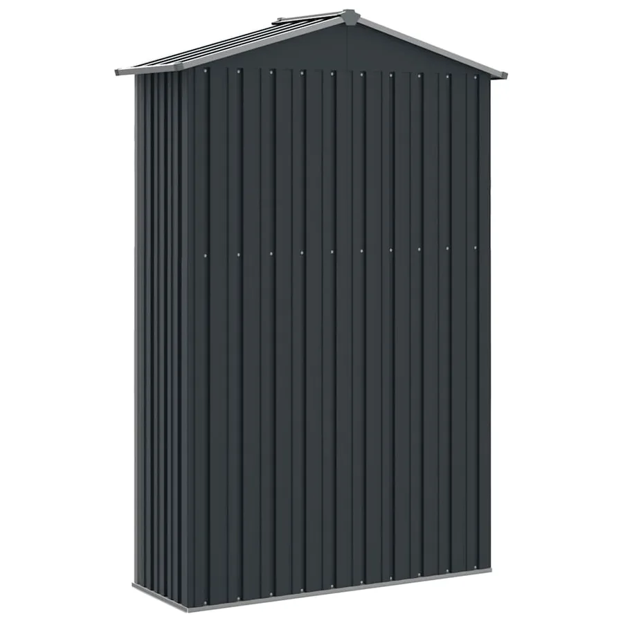 Abri de jardin Anthracite 116x45x175 cm Acier galvanisé - 8
