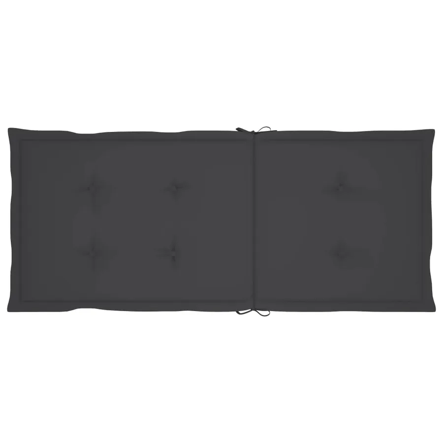 Chaises pliables de jardin avec coussins lot de 8 Bois d'acacia - 8