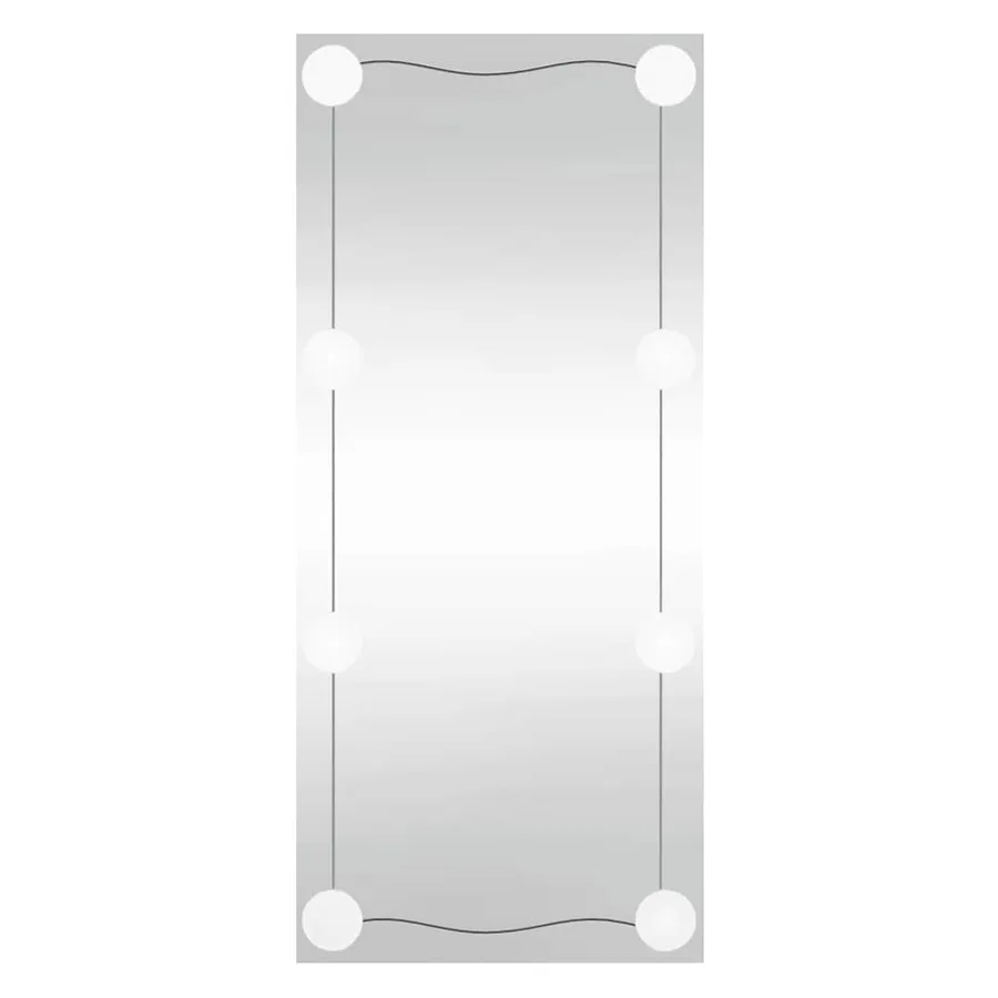 Miroir mural avec lumières LED 40x80 cm verre rectangulaire - 2