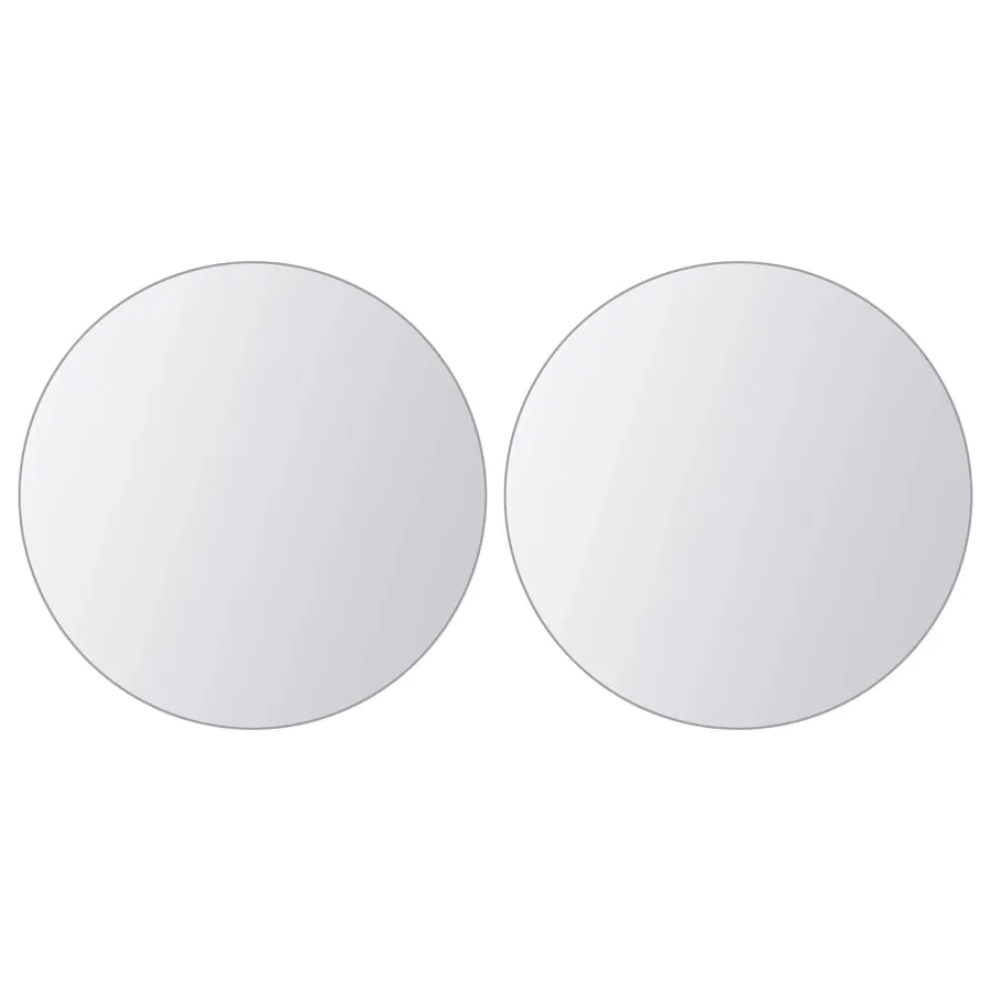 Carreaux de miroir 16 pcs Rond Verre - 3